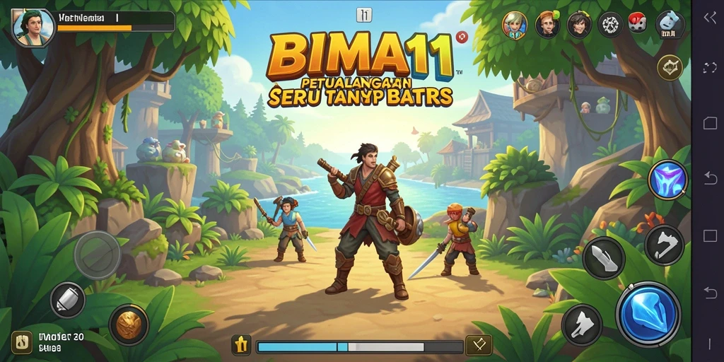 Screenshot BIMA11 menampilkan aksi petualangan yang mendebarkan.