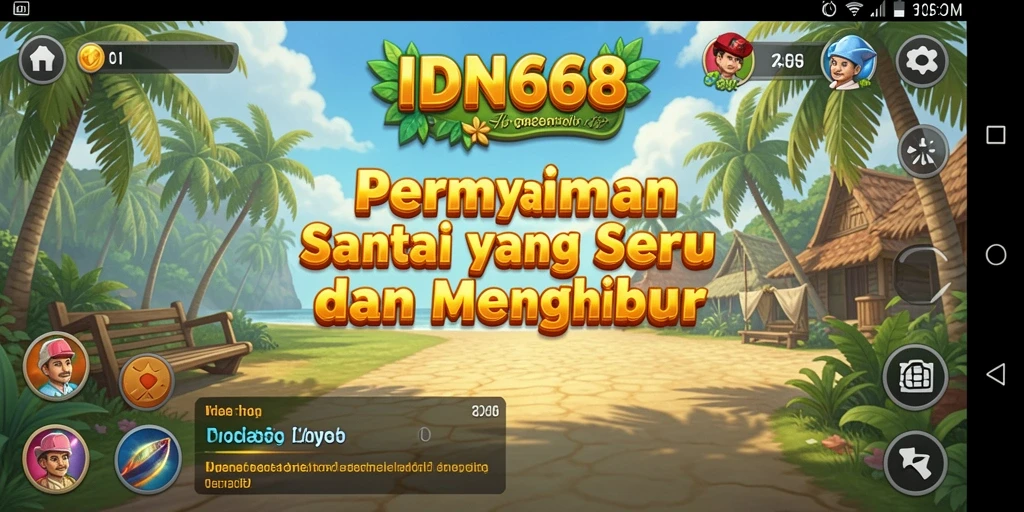 Tampilan penuh aksi dari gameplay Casual IDN668 yang mengasyikkan.