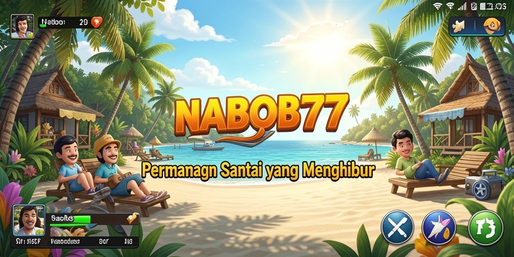 Tampilan gameplay NABOB77 yang menyenangkan dan penuh warna.