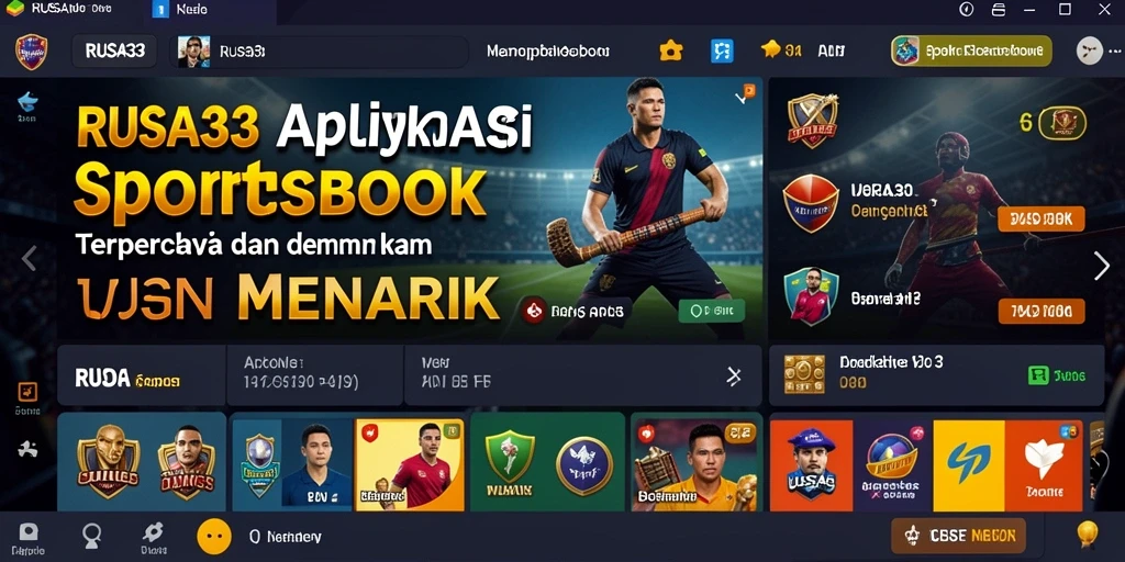 Screenshot RUSA33 menampilkan antarmuka taruhan yang menarik.